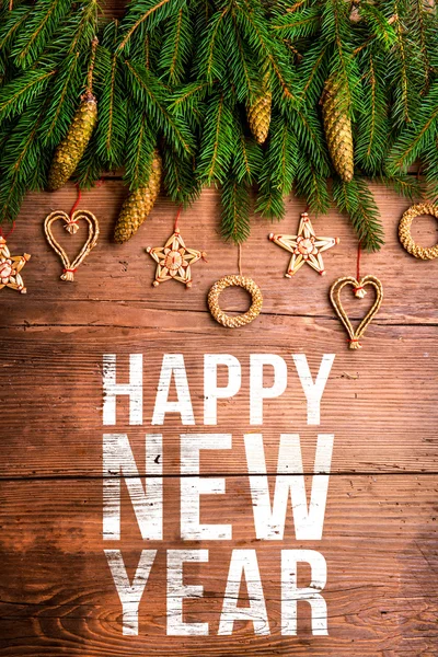 Happy new year composition — Stock Photo, Image