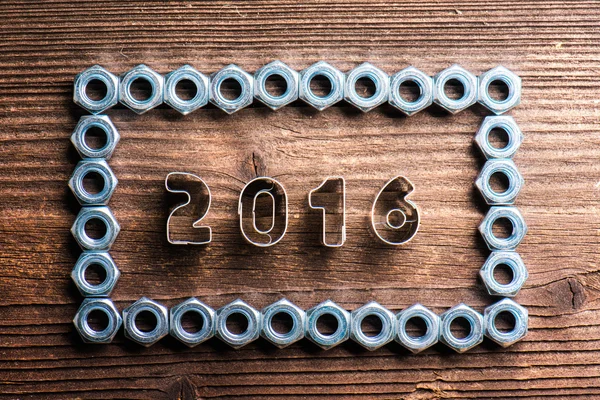 Happy new year composition — Stock Photo, Image
