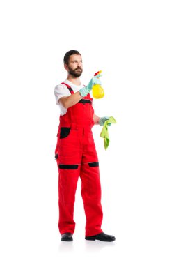 Genç yakışıklı süpürge