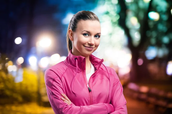 Runner in the city — Stock Photo, Image