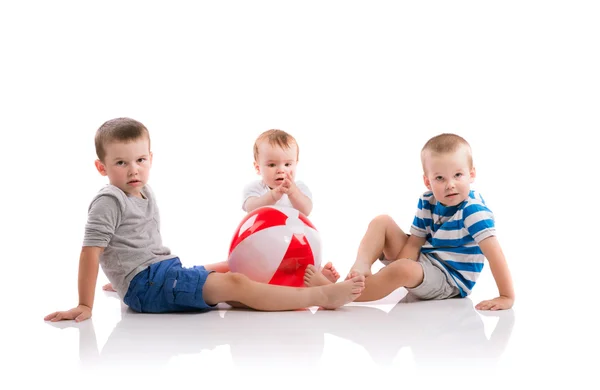 Glückliche kleine Jungen — Stockfoto