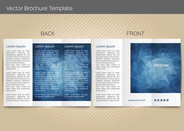 Vector mall för broschyr — Stock vektor