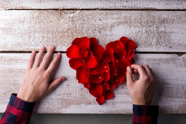 Composição de amor. Estúdio . — Fotografia de Stock