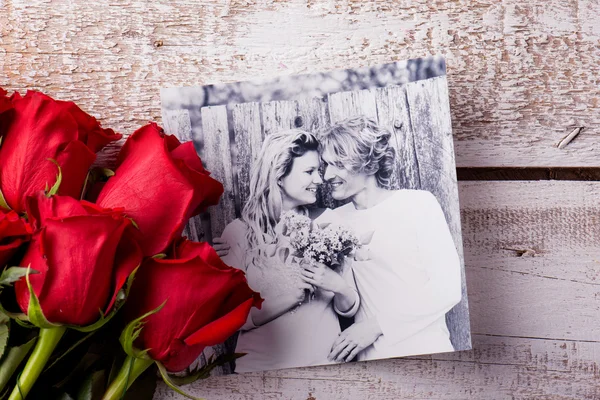 Composição de amor. Estúdio . — Fotografia de Stock