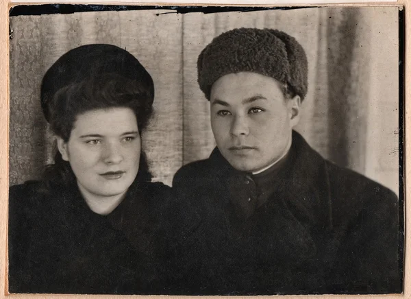Retrato de famílias russas . — Fotografia de Stock