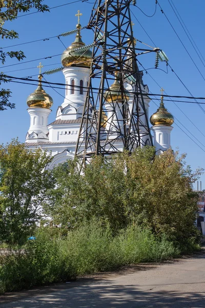 Prince Vladimir kostel ve městě Irkutsk — Stock fotografie