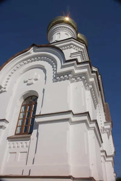Prins Vladimir de kerk in de stad van Irkoetsk — Stockfoto