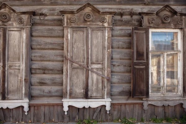 Casa velha na cidade de Irkutsk — Fotografia de Stock