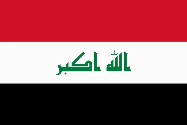 Irak vlag achtergrond illustratie rood wit zwart groen takbir — Stockfoto