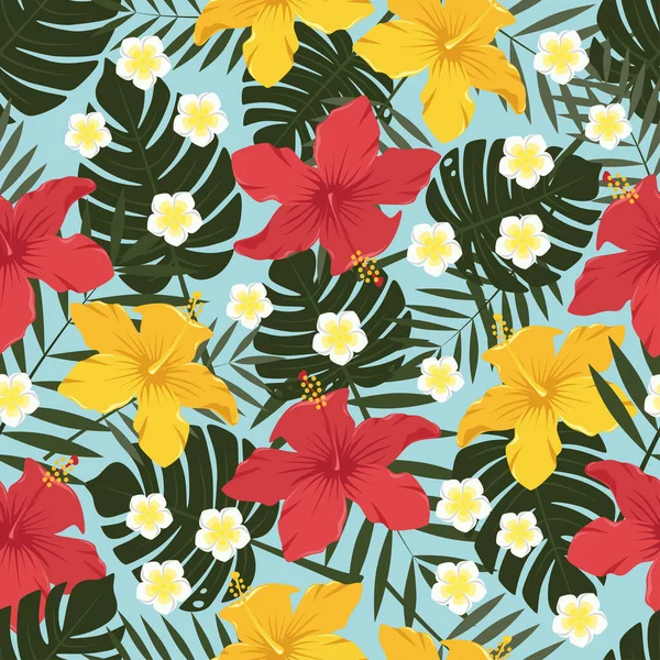 Amber çiçeği ve palmiye yaprakları şeklinde pürüzsüz bir doku..