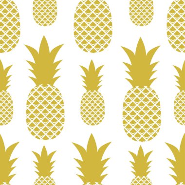 Ananas görüntüsüne sahip geometrik, pürüzsüz desen.