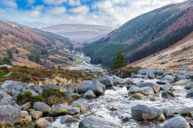 Wicklow Dağları güzel İrlandalı manzara