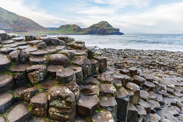 Basalt columns of Giants Causeway — Stock Photo, Image