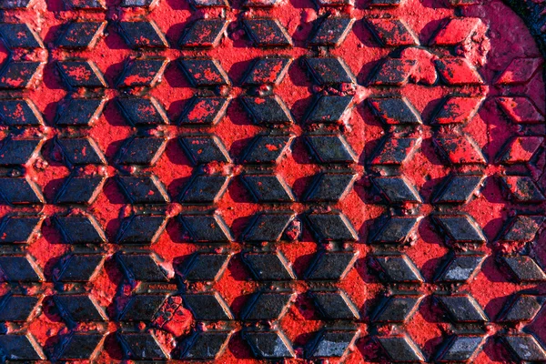 Textura estampada roja y negra —  Fotos de Stock