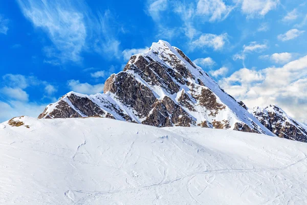 Winterlandschap in de Alpen — Stockfoto