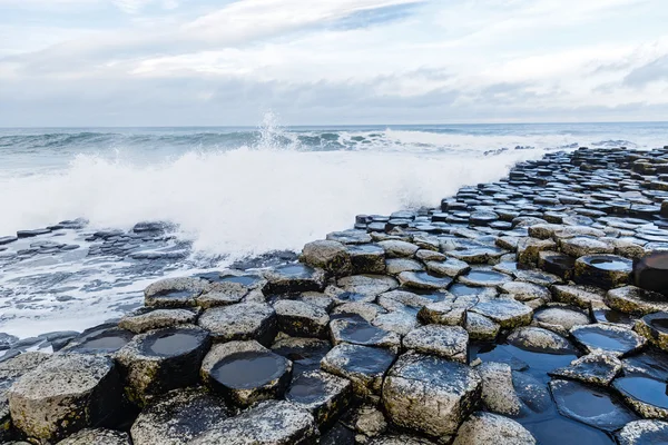 Basalt columns of Giants Causeway — Stock Photo, Image