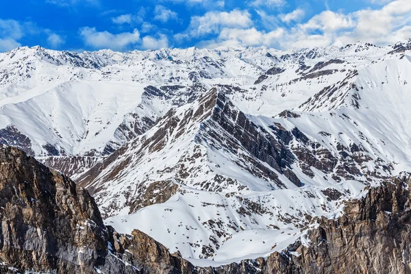 Winterlandschap in de Alpen — Stockfoto