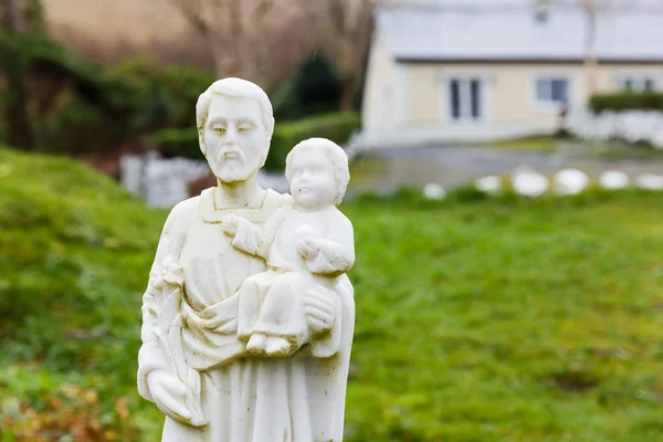 Father and son statue — Stock Photo, Image