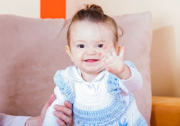 Adorável bebê menina — Fotografia de Stock