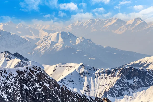 Winterlandschap in de Alpen — Stockfoto