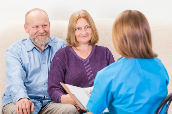 Paartherapie mittleren Alters — Stockfoto