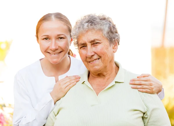 Elderly home care — Stock Photo, Image