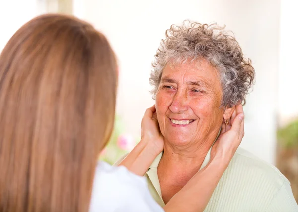 Elderly home care — Stock Photo, Image