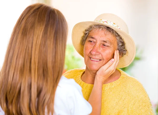 Elderly home care — Stock Photo, Image