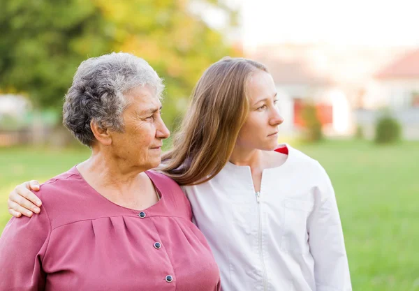 Elderly care — Stock Photo, Image