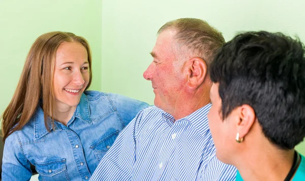 Elderly home care — Stock Photo, Image