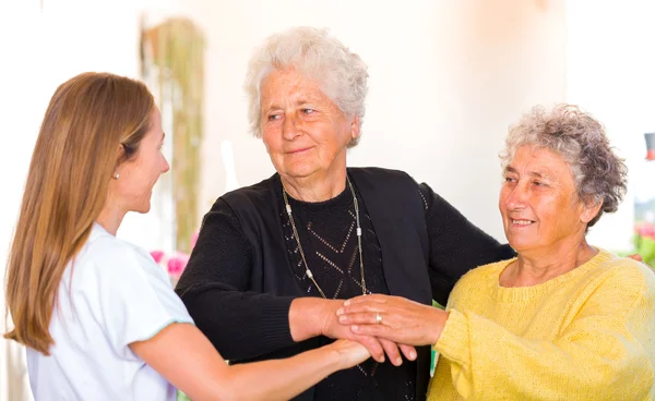 Elderly home care — Stock Photo, Image