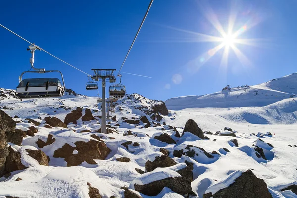 Ski lift — Stock Photo, Image