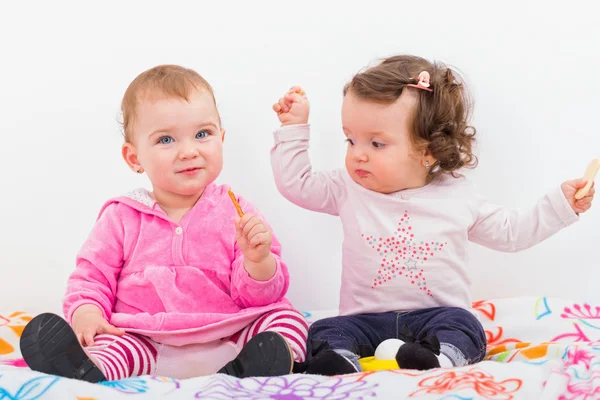 Adorable babies — Stock Photo, Image