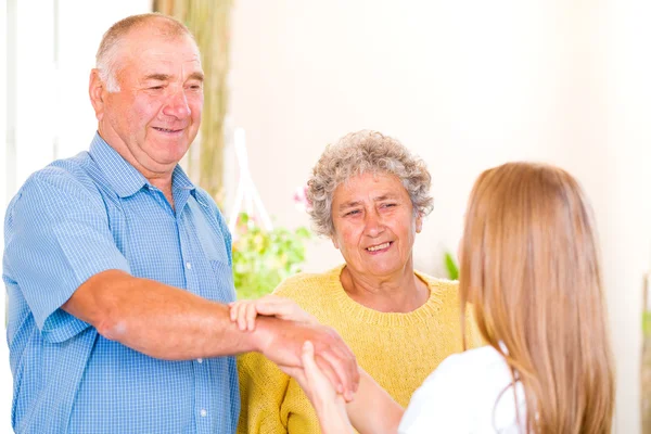 Elderly home care — Stock Photo, Image