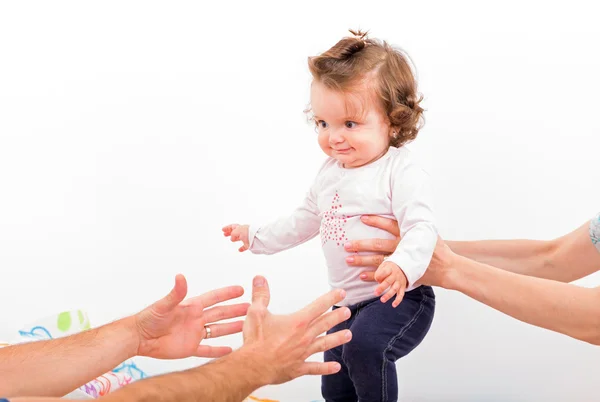 Adorável bebê menina — Fotografia de Stock