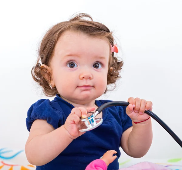 Adorable baby girl — Stock Photo, Image