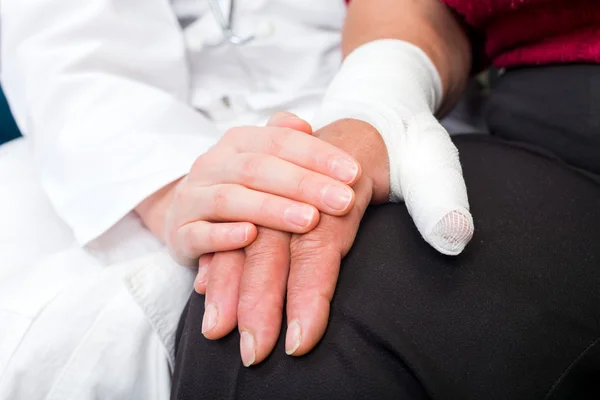 Pulgar vendado — Foto de Stock