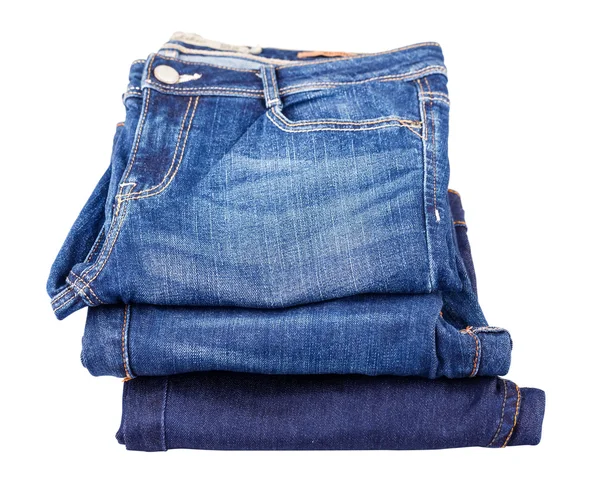 Голубые джинсы — стоковое фото