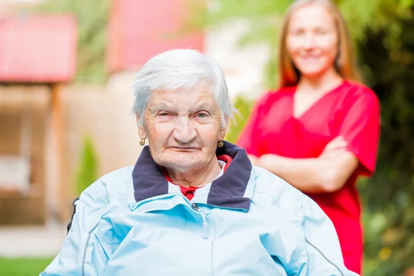 Elderly care — Stock Photo, Image