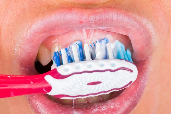Toothbrushing — Stock fotografie