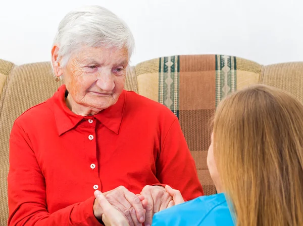 Elderly care — Stock Photo, Image