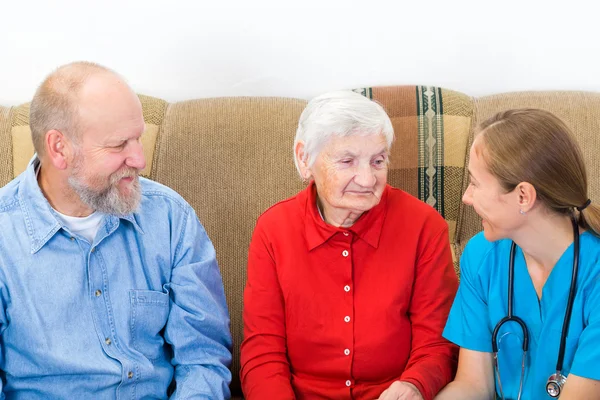 Vård av äldre — Stockfoto