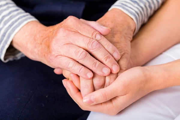 Die helfenden Hände — Stockfoto