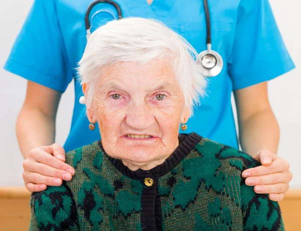 Elderly home care — Stock Photo, Image