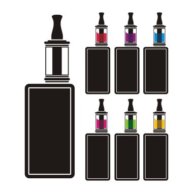 Vaping decice - renkli sıvı