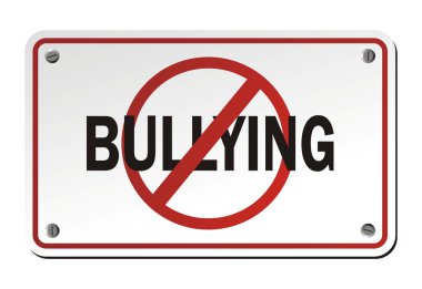 Stop bullying signs clipart