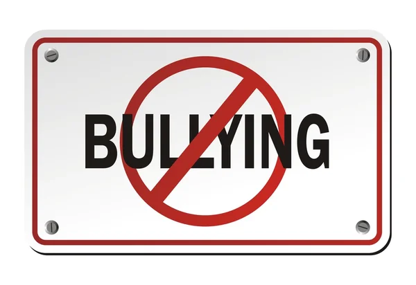 Pare os sinais de bullying —  Vetores de Stock