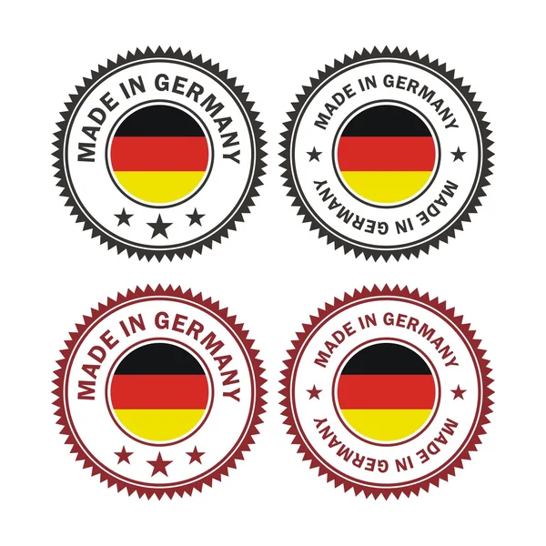 Hecho en Alemania - insignias Vector de stock