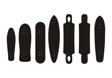 Kaykay ve longboard türleri - piktogram