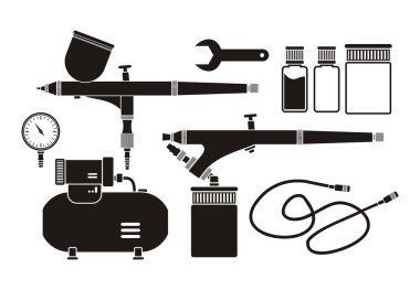 Airbrush cihazları - piktogram